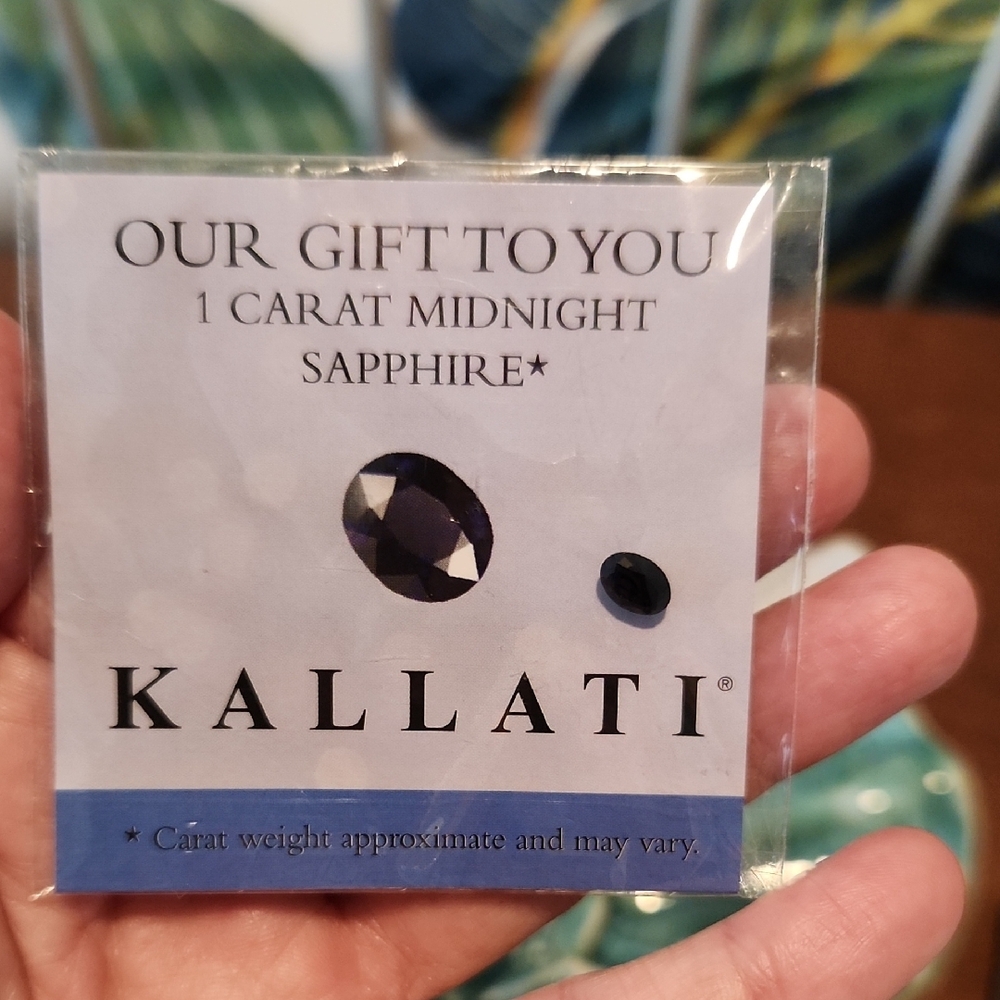 Kallati Midnight Sapphire Gemstone
